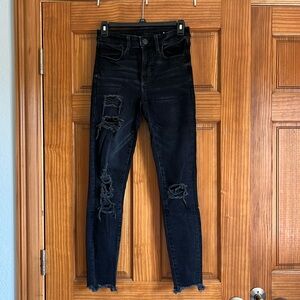 Women’s American Eagle High Rise Ripped Jeans